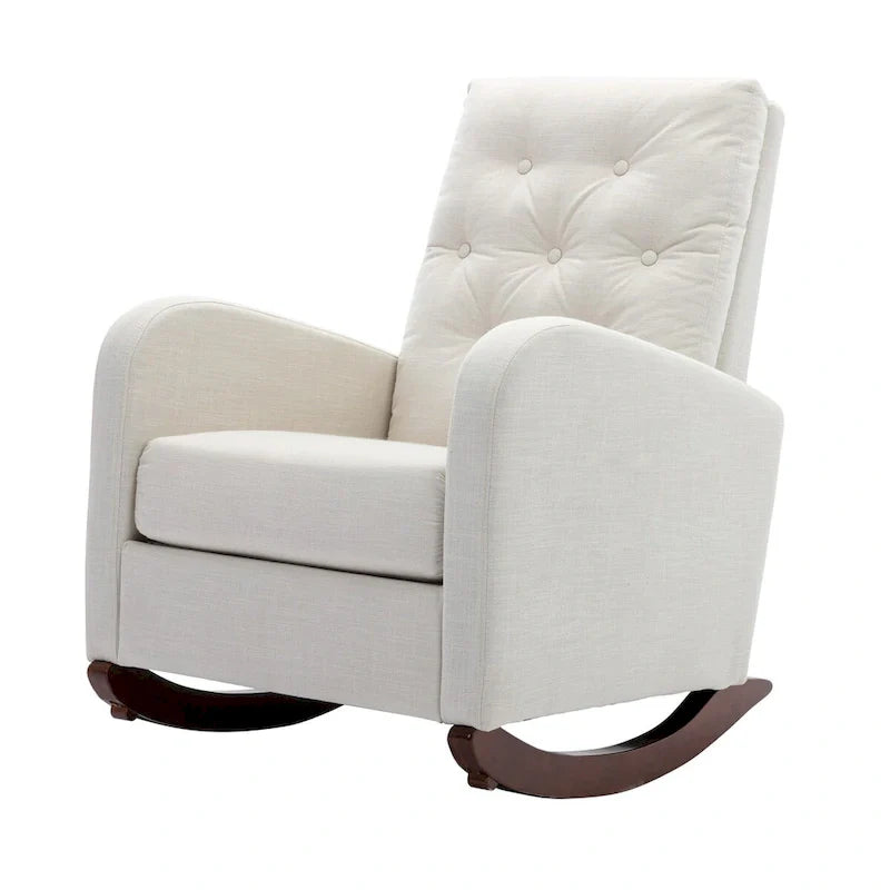 Fauteuil à bascule haut de gamme pour chambre de bébé, fauteuil rembourré