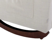 Fauteuil à bascule haut de gamme pour chambre de bébé, fauteuil rembourré