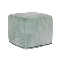 Villa by Classic Home Heirloom 18 Pouf en velours