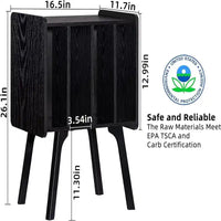 Petit support pour tourne-disque, largeur 11.7 po - 16.5 x 11.7 x 26.1