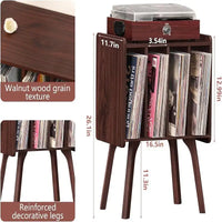 Petit support pour tourne-disque, largeur 11.7 po - 16.5 x 11.7 x 26.1