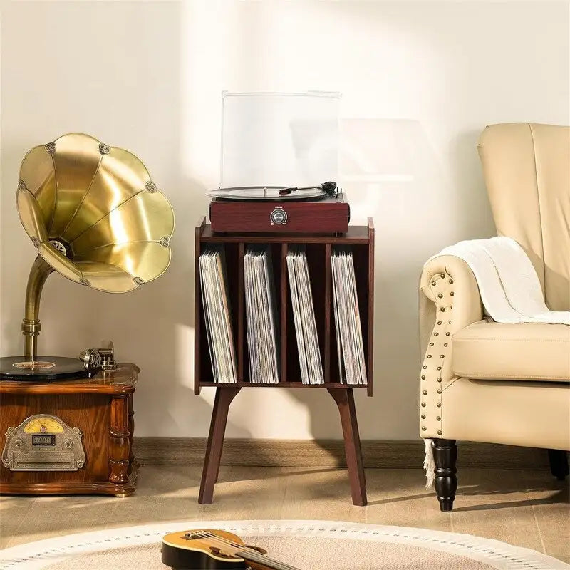 Petit support pour tourne-disque, largeur 11.7 po - 16.5 x 11.7 x 26.1