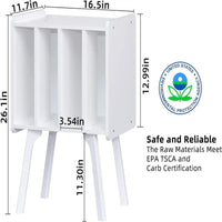 Petit support pour tourne-disque, largeur 11.7 po - 16.5 x 11.7 x 26.1