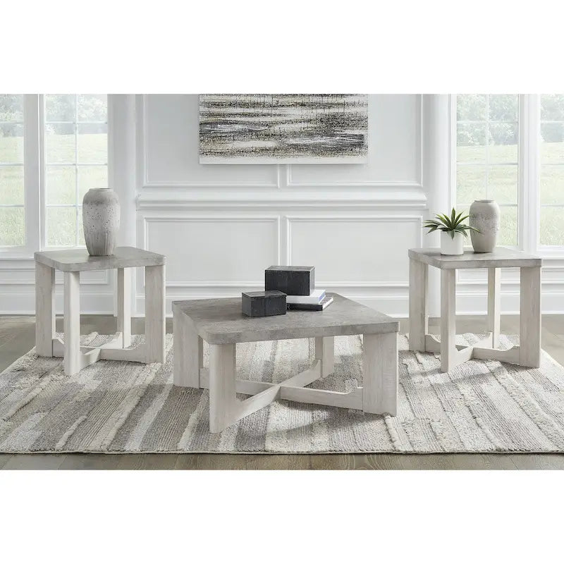 Signature Design by Ashley Garnilly table (lot de 3) - 35L x 35P x 17H