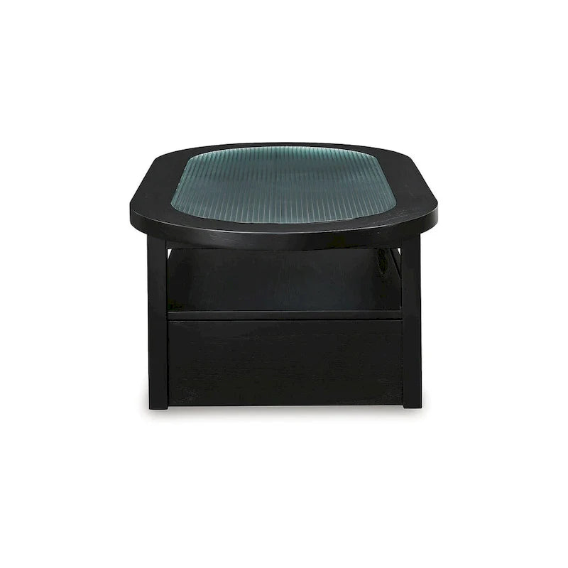 Signature Design by Ashley Winbardi Table basse noire/grise - 52 L x 28 P x 18,25 H