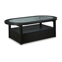 Signature Design by Ashley Winbardi Table basse noire/grise - 52 L x 28 P x 18,25 H