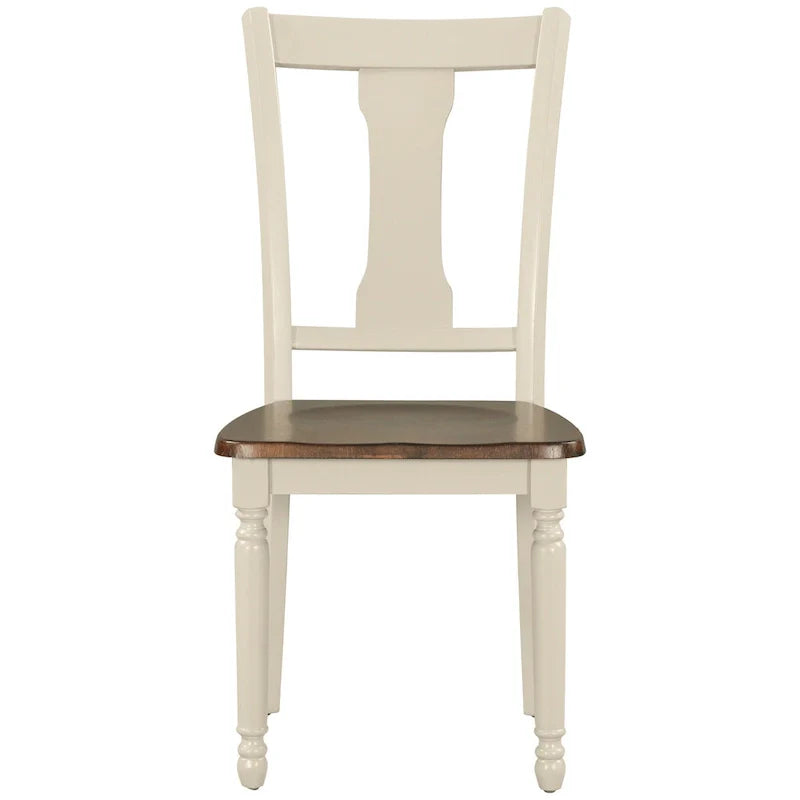 Ensemble de salle à manger classique 6 pièces, table en bois et 4 chaises avec banc