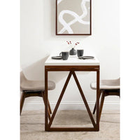 Table murale en bois Kate and Laurel Kaya - 24x33x31