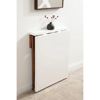 Table murale en bois Kate and Laurel Kaya - 24x33x31