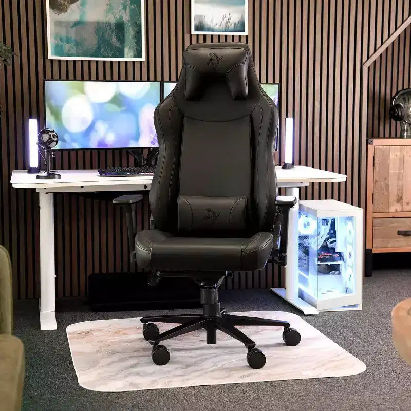 Chaise de bureau et gaming ergonomique Arozzi Vernazza avec inclinaison, pivot, bascule, hauteur réglable et soutien lombaire et cervical