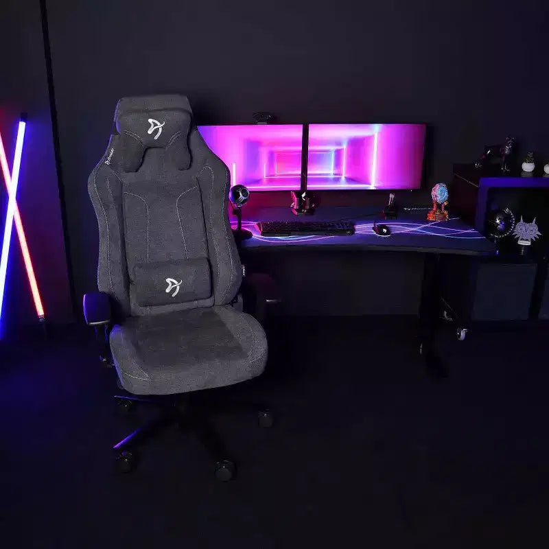 Chaise de bureau et gaming ergonomique Arozzi Vernazza avec inclinaison, pivot, bascule, hauteur réglable et soutien lombaire et cervical