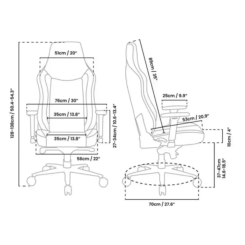 Chaise de bureau et gaming ergonomique Arozzi Vernazza avec inclinaison, pivot, bascule, hauteur réglable et soutien lombaire et cervical