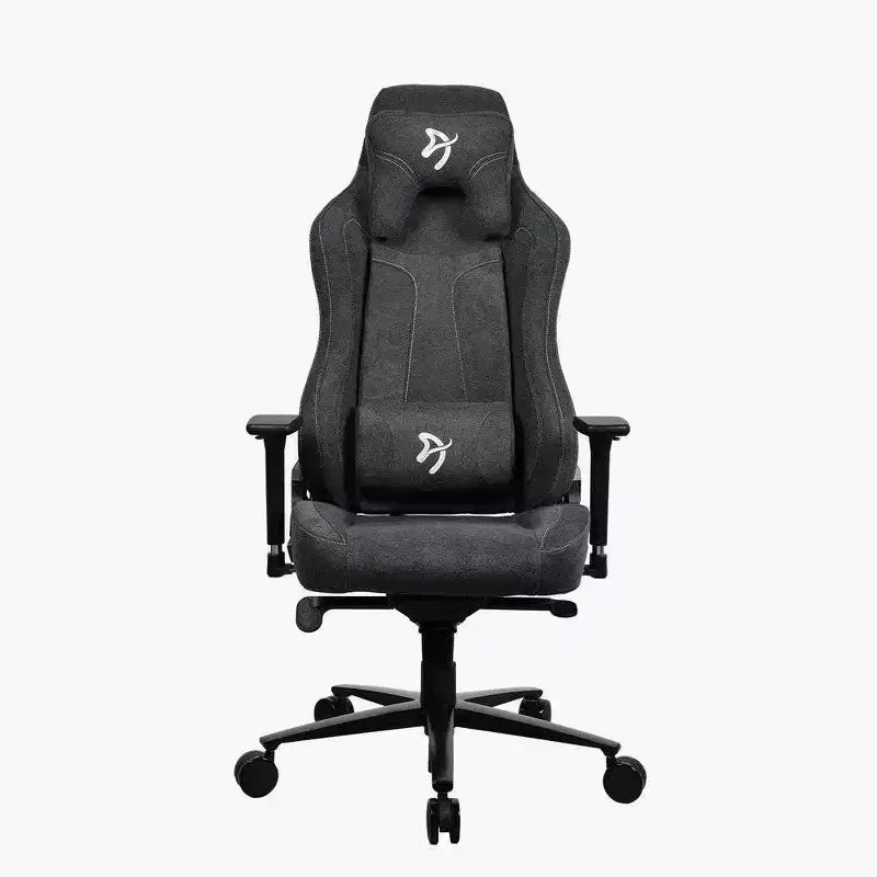 Chaise de bureau et gaming Arozzi Vernazza en tissu doux avec coussins moelleux de soutien cervical et lombaire