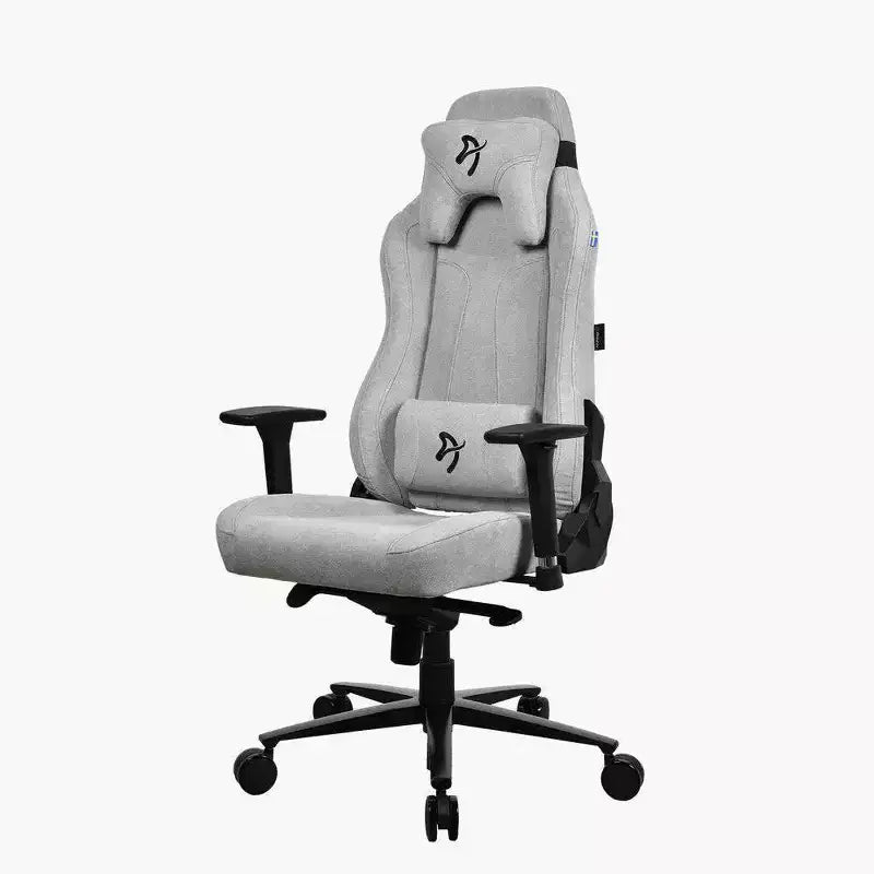 Chaise de bureau et gaming Arozzi Vernazza en tissu doux avec coussins moelleux de soutien cervical et lombaire