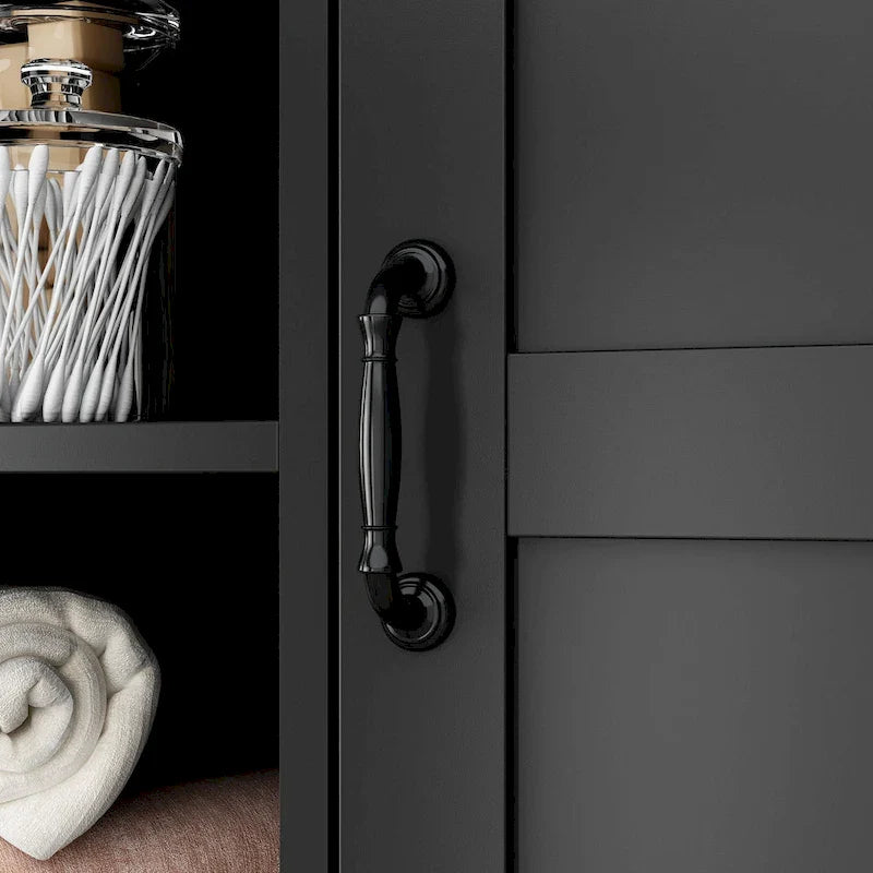 Meuble buffet blanc élégant avec tiroirs rotatifs meuble de buanderie