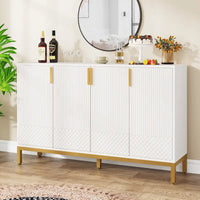Meuble buffet avec rangement, buffet de 59 po