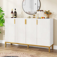Meuble buffet avec rangement, buffet de 59 po