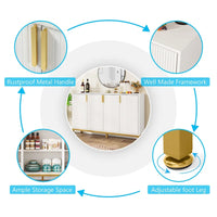 Meuble buffet avec rangement, buffet de 59 po