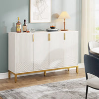 Meuble buffet avec rangement, buffet de 59 po