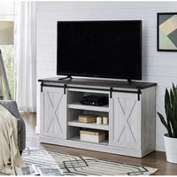 Meuble TV de console multimédia en bois Meuble de divertissement