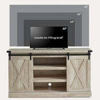 Meuble TV de console multimédia en bois Meuble de divertissement