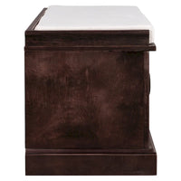 Banc de rangement avec 2 tiroirs et 2 armoires