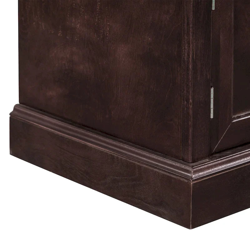 Banc de rangement avec 2 tiroirs et 2 armoires