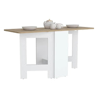 Table pliante à abattants gain de place au design compact