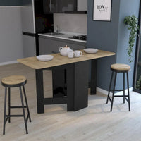 Table pliante à abattants gain de place au design compact