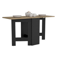 Table pliante à abattants gain de place au design compact