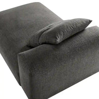 Solace Méridienne modulable rembourrée en tissu sans accoudoirs