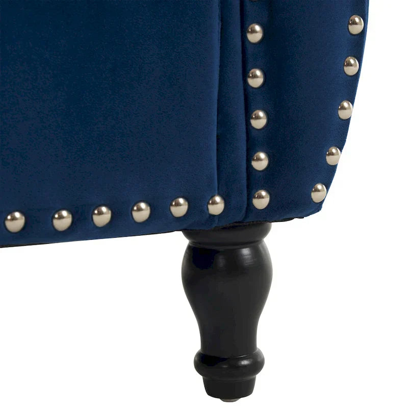 Banc coffre de rangement multifonctionnel traditionnel en velours Xanthia avec oreiller par Christopher Knight Home