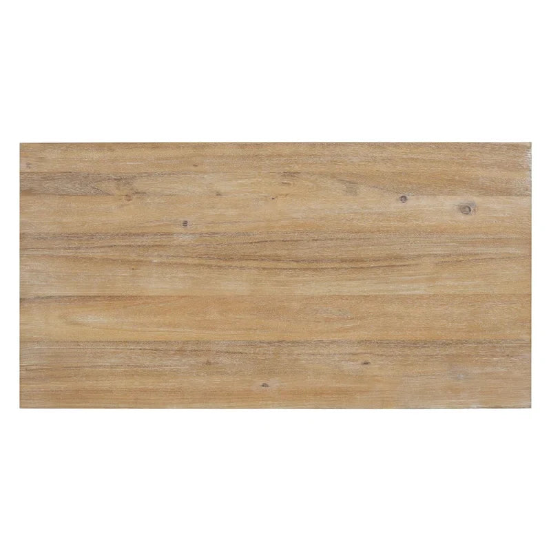 Ensemble de salle à manger hauteur comptoir 5 pièces, table élégante classique et 4 chaises en bois naturel délavé