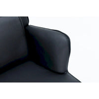 Fauteuil à bascule, fauteuil coulissant, fauteuil d'appoint à bascule avec coussin lombaire et ottoman pour chambre de bébé/salon/chambre