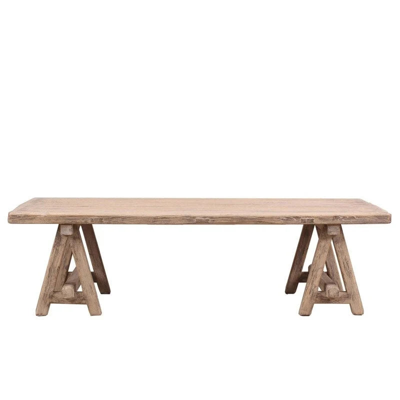 63 Table Basse Rimini Longue Noyer Naturel Vieilli
