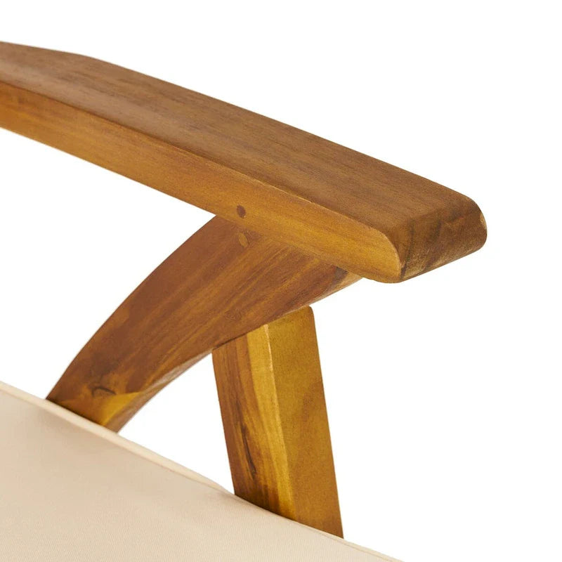 Tabouret de patio moderne en bois et métal Oaks Aura 30 pouces, tabourets de bar style ferme industrielle, lot de 2