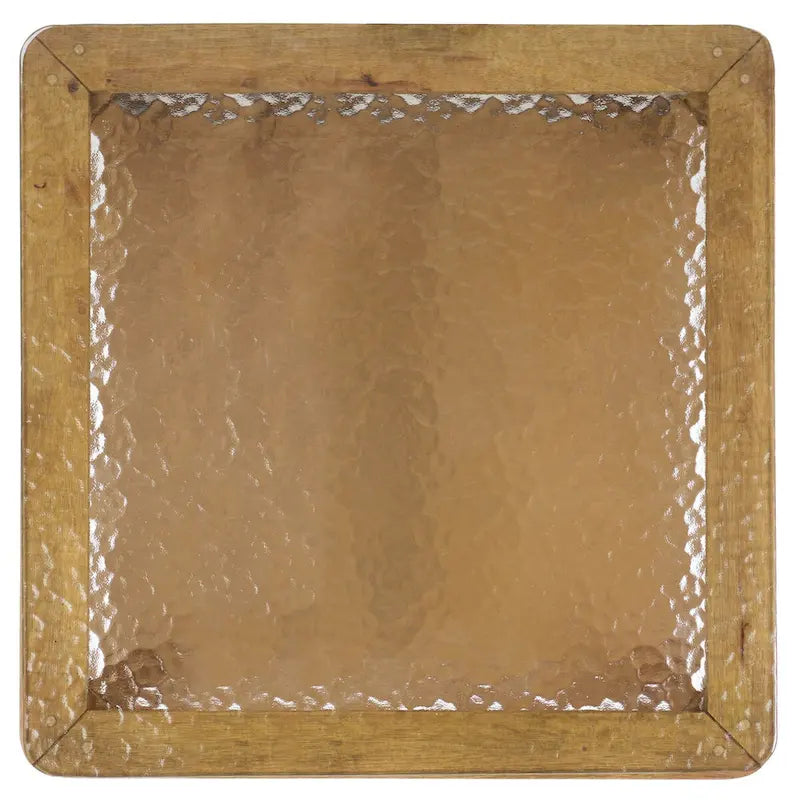 SAFAVIEH Couture Benecarlo table d'appoint à dessus en verre - 22Lx22Px21H