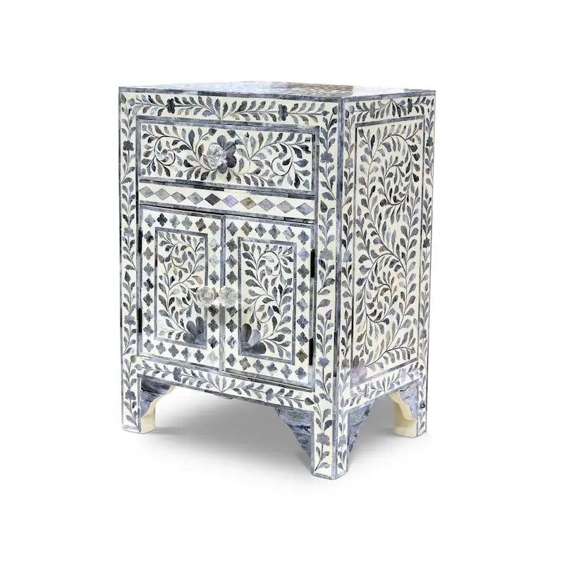 Steve Silver Firoz armoire d'appoint avec incrustation d'os