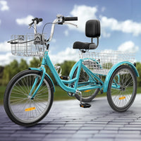 Tricycle adulte 26 vélo 3 roues 7 vitesses Trike