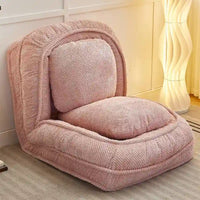 Canapé moelleux, 5 positions réglables, assise, sommeil, pliage, adapté à la chambre ou au salon