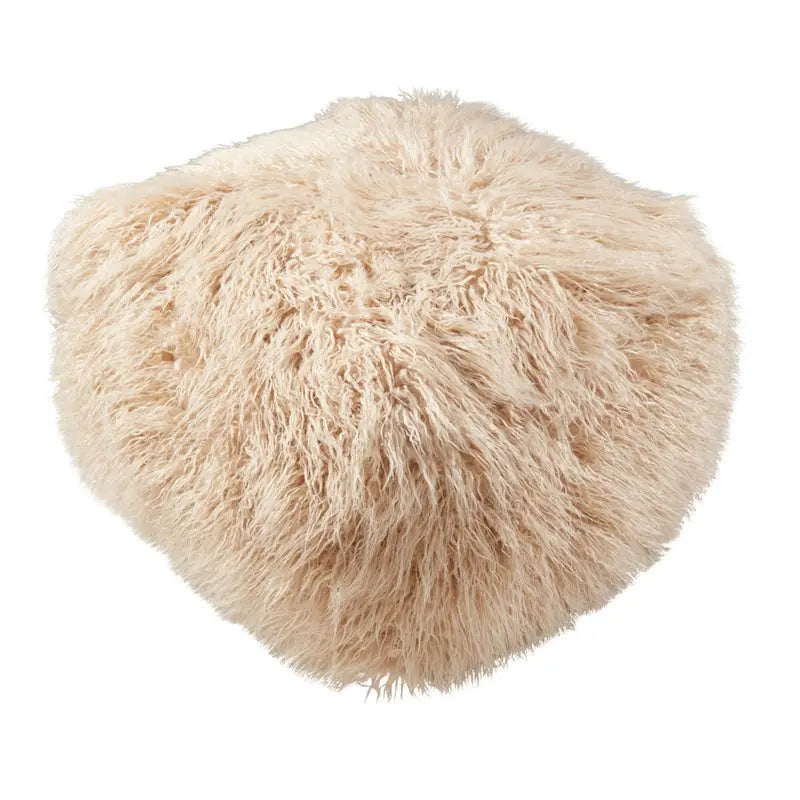 Snug Haven pouf en fausse fourrure