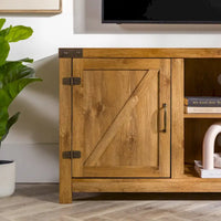 Meuble TV avec porte de grange Middlebrook Firebranch 58 pouces