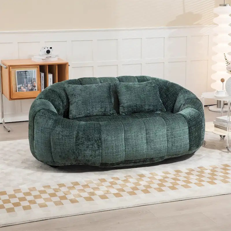Pouf poire pour adultes - Canapé moelleux multicolore