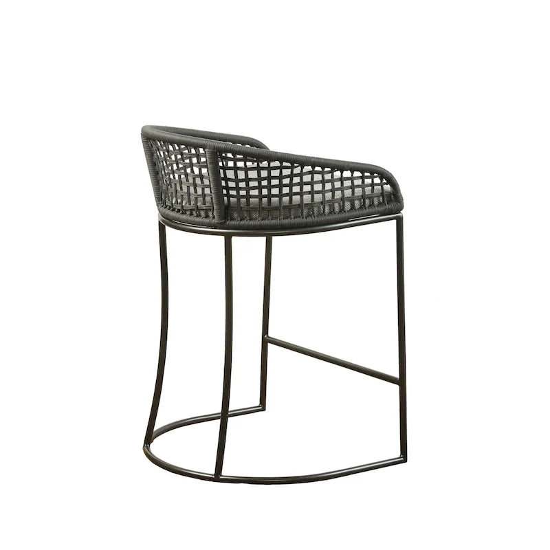 Madison Park Carmel Tabouret de comptoir tressé 25