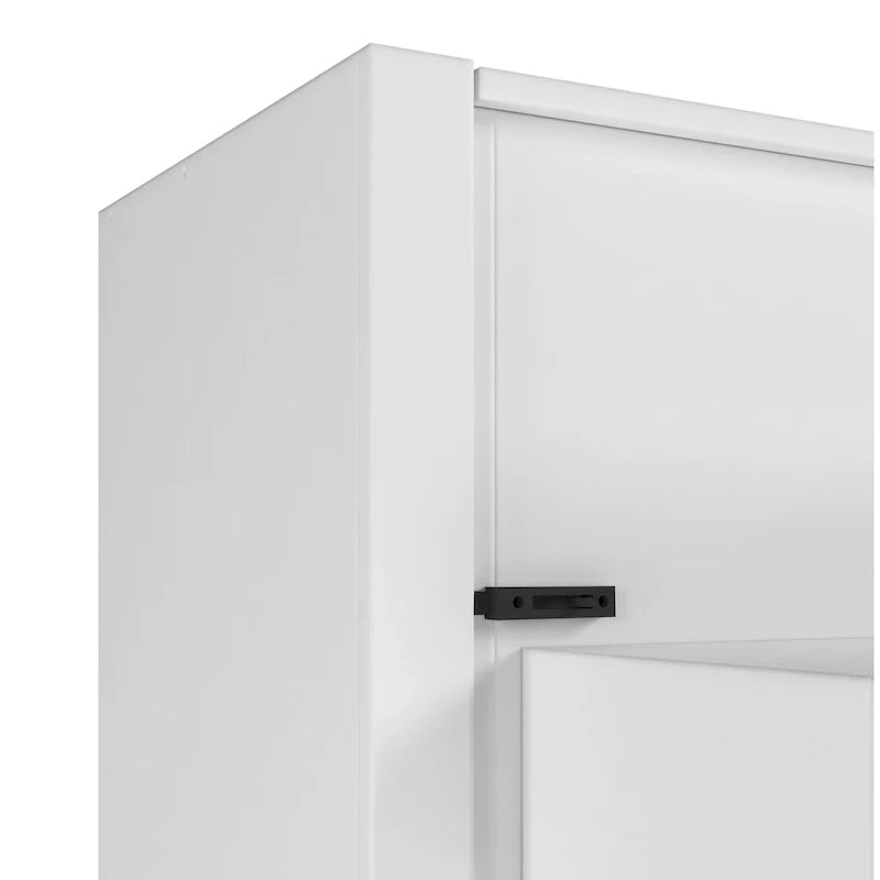 Oakland Living Easy Lift Lit escamotable contemporain Queen brésilien avec étagère