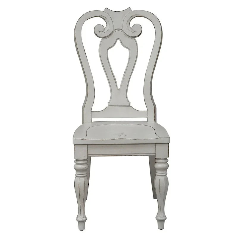 Magnolia Manor Chaise à dossier ajouré (lot de 2)