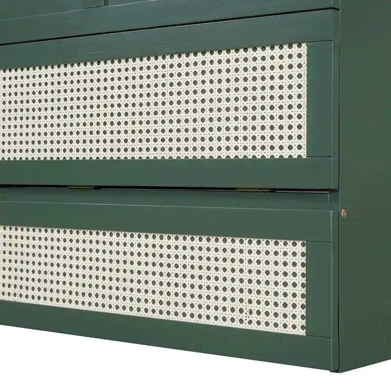 Nestfair Lit escamotable taille Full avec grands tiroirs