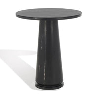 SAFAVIEH Couture Ghicu table d'appoint ronde haute en marbre - 22 po L x 21 po P x 24 po H - 21Lx21Px24H