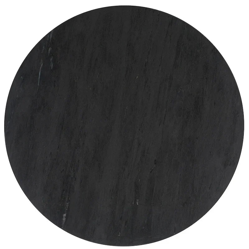 SAFAVIEH Couture Ghicu table d'appoint ronde haute en marbre - 22 po L x 21 po P x 24 po H - 21Lx21Px24H