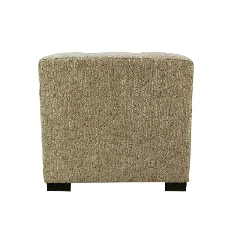 MJL Furniture Text2 Olivia ottoman carré capitonné 4 boutons
